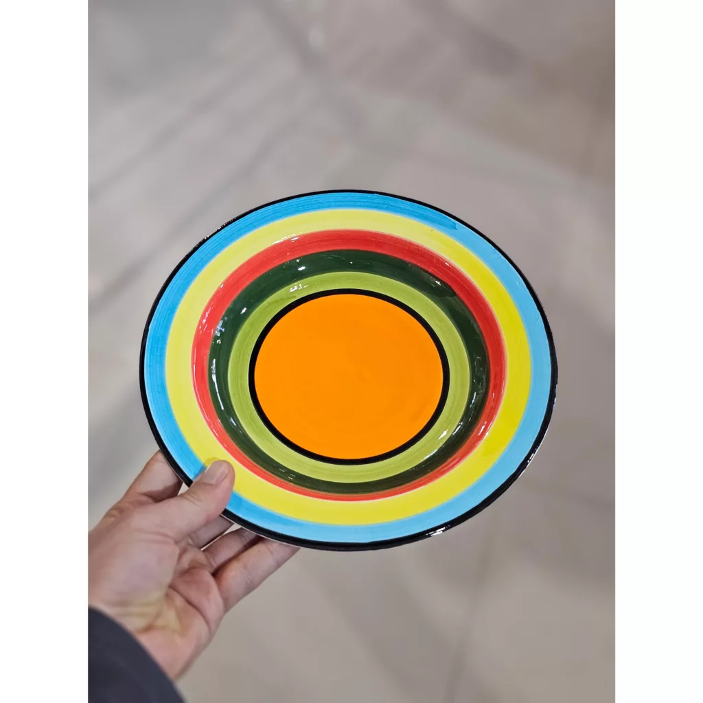 سرویس غذاخوری 12 پاچه مدل رنگین کمان کد 3001