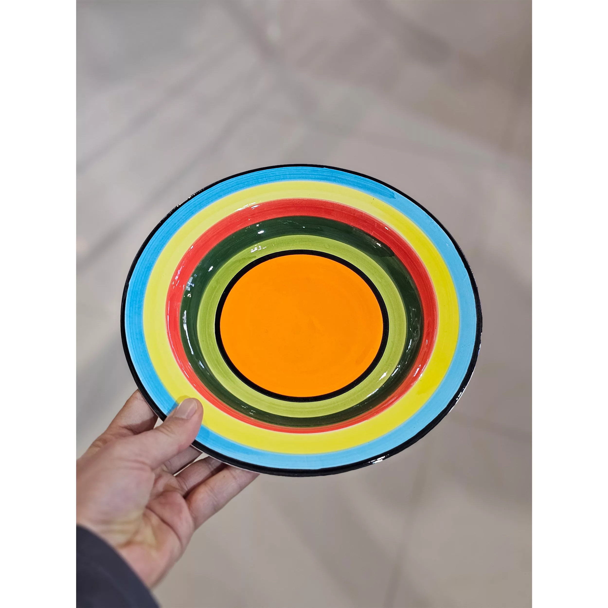 سرویس 18 پارچه غذاخوری مدل رنگین کمان کد 4001