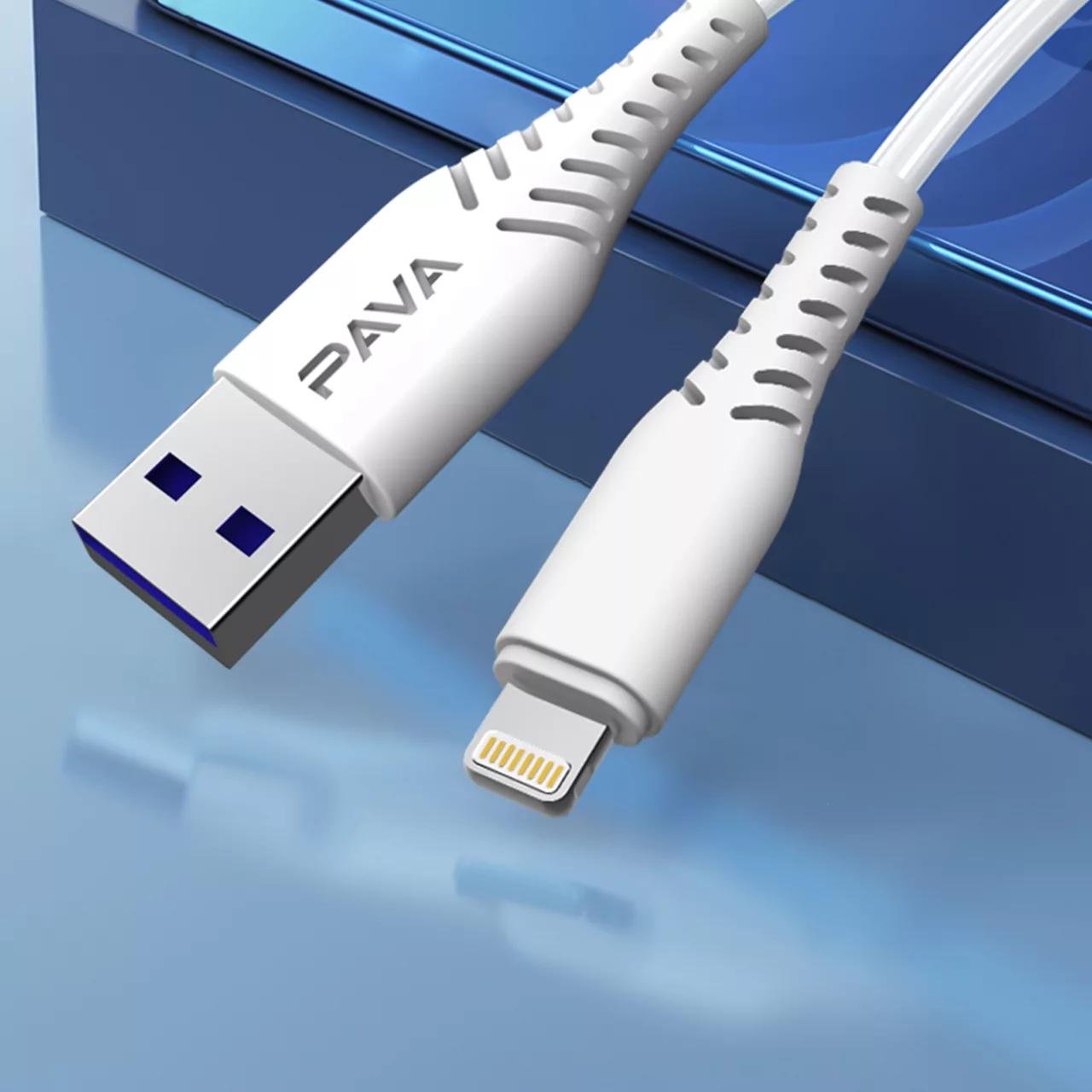 کابل تبدیل USB به لایتنینگ پاواریال مدل DC-182i طول 1 متر