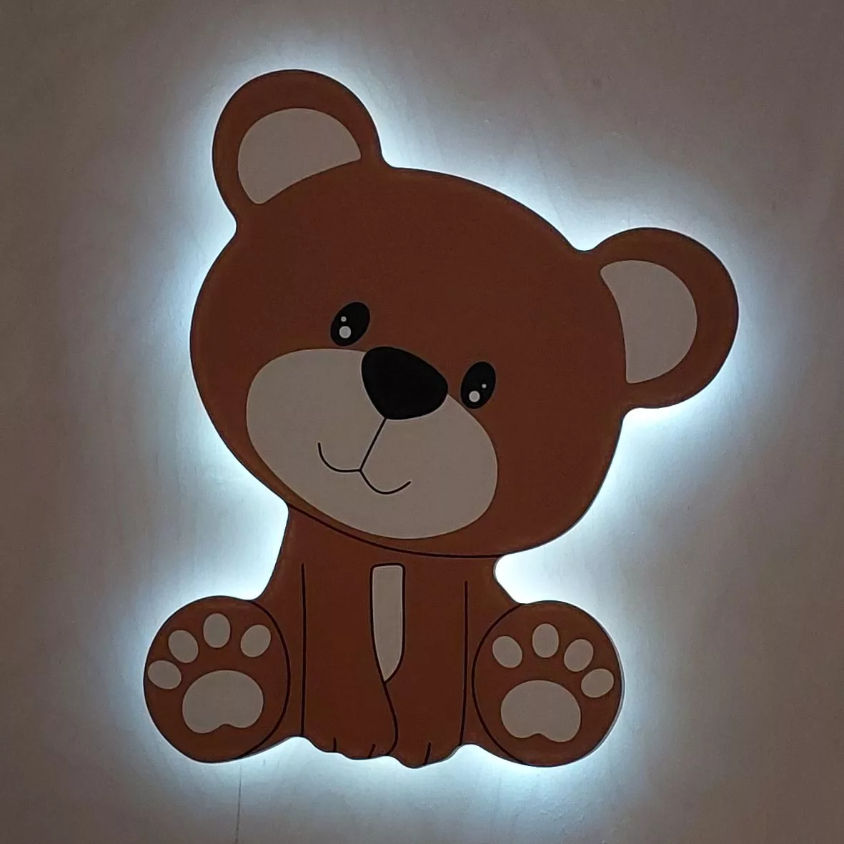چراغ خواب اتاق کودک مدل خرس LU101
