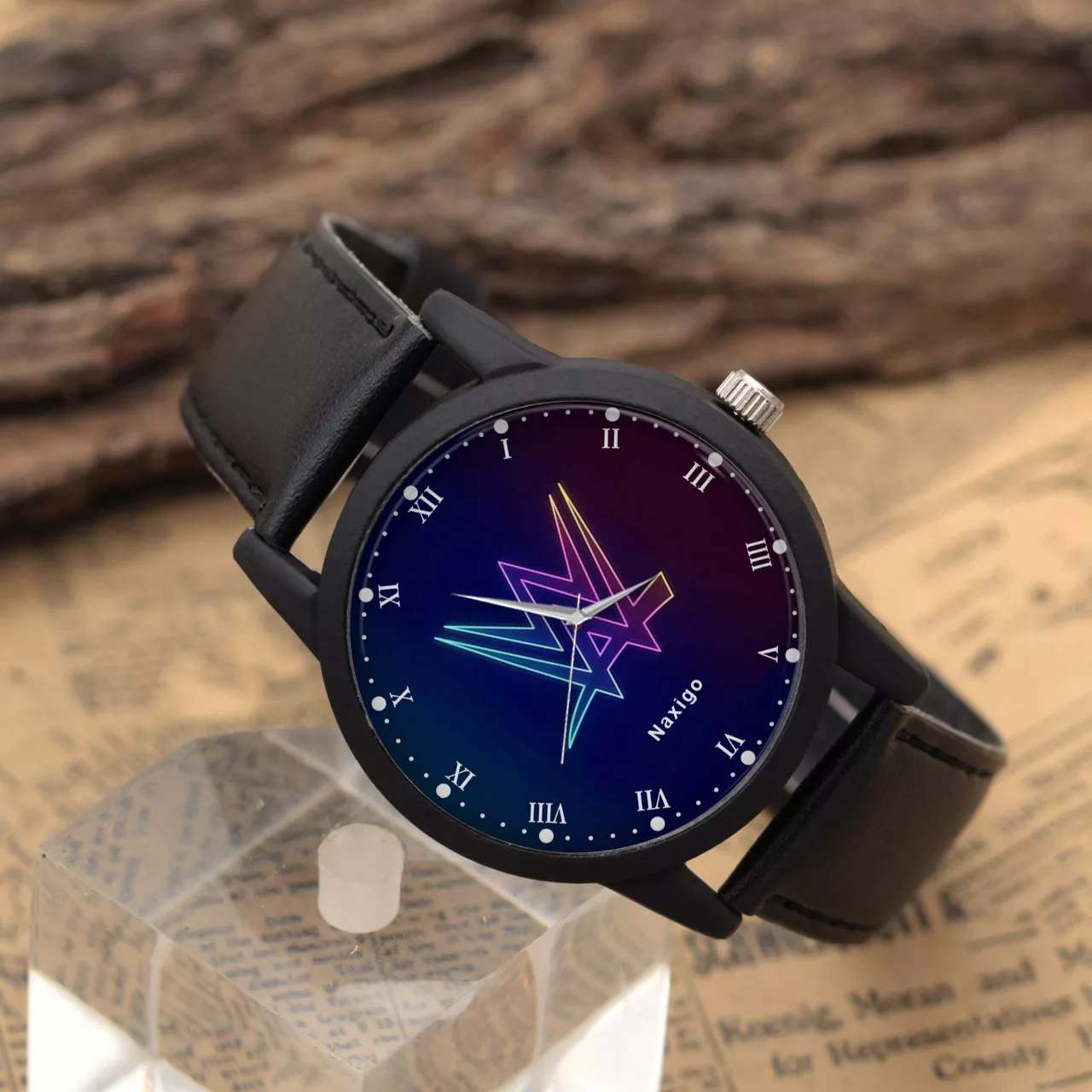 ساعت مچی عقربه ای ناکسیگو مدل کشتی کج کد LF14372