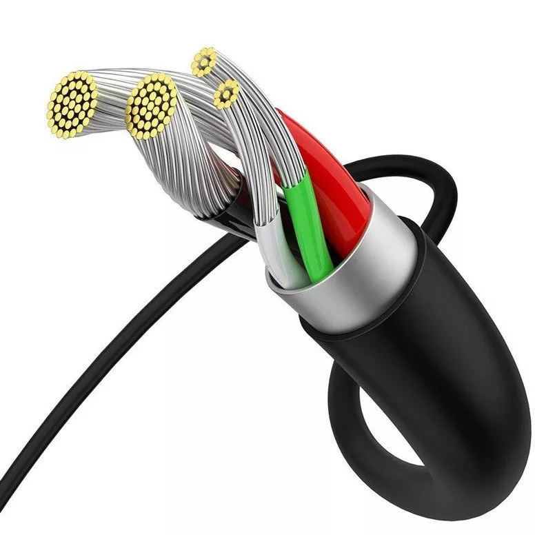 کابل تبدیل USB به USB-C مدل high speed2.4A طول 1 متر