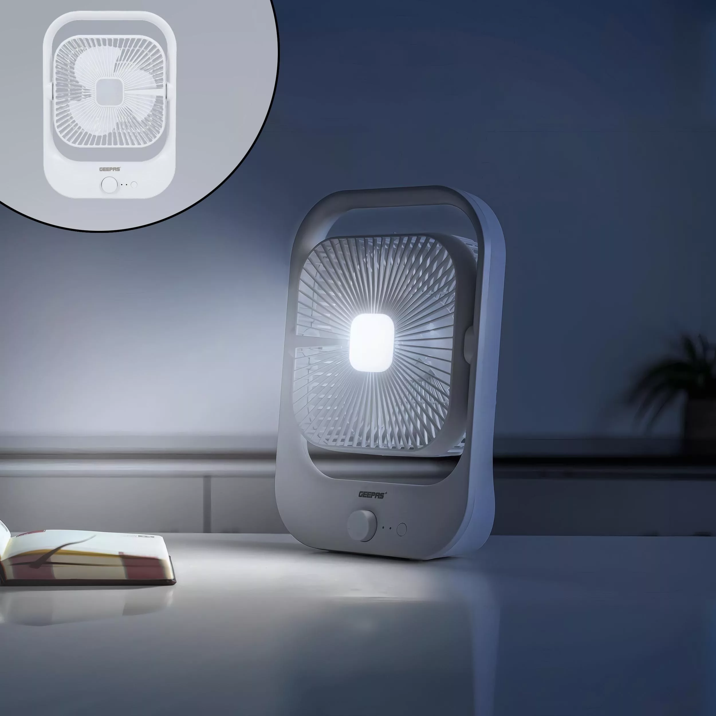 پنکه شارژی جی پاس مدل GF21162