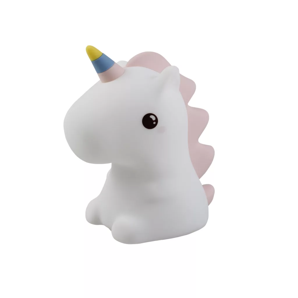 چراغ خواب کودک مدل سیلیکونی طرح اسب تک شاخ کد WH-A28