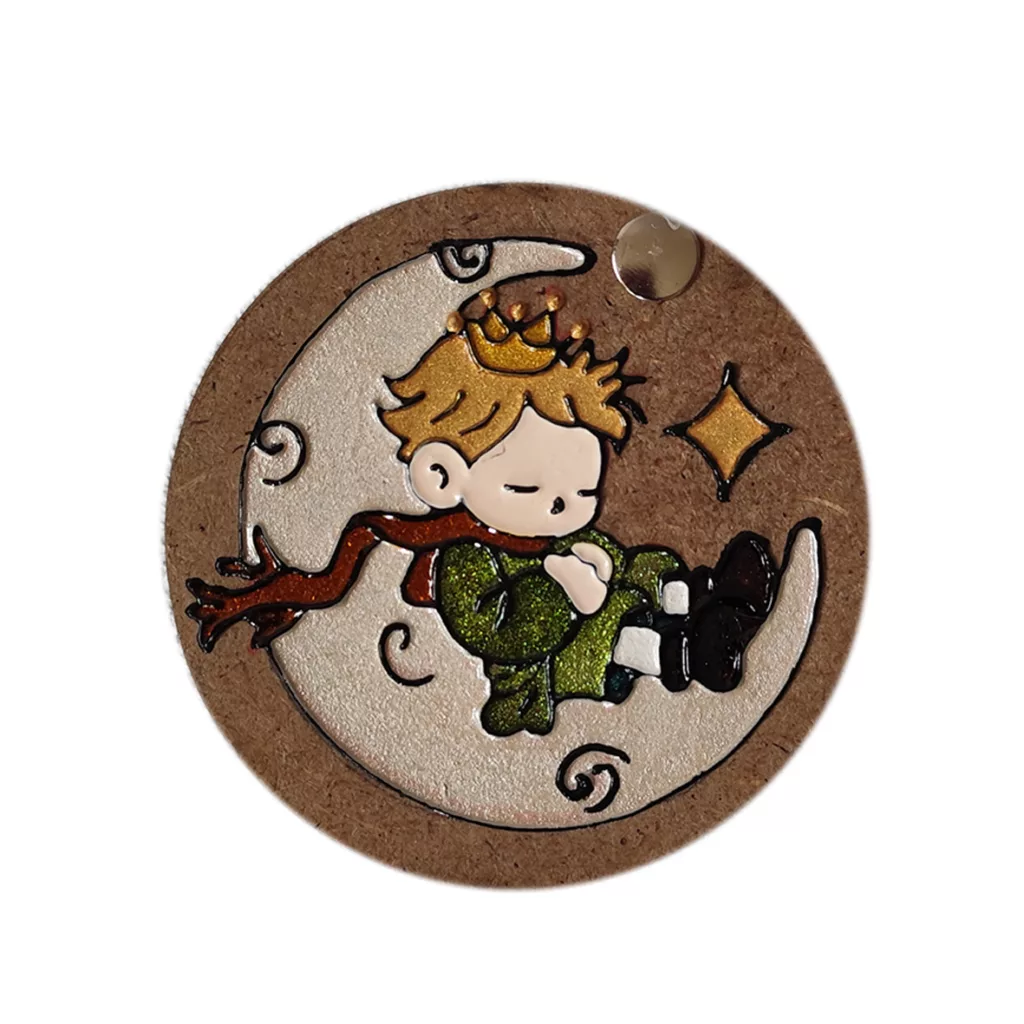 آینه آرایشی جیبی مدل شازده کوچولو