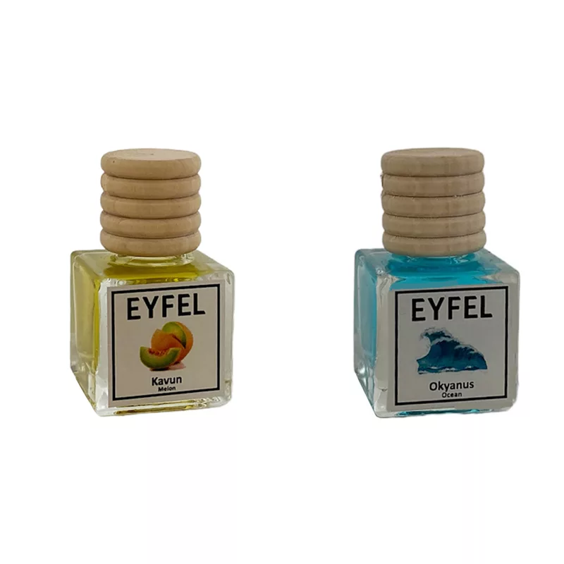 خوشبوکننده خودرو مدل طالبی و اقیانوس حجم 10 میلی لیتر مجموعه 2 عددی