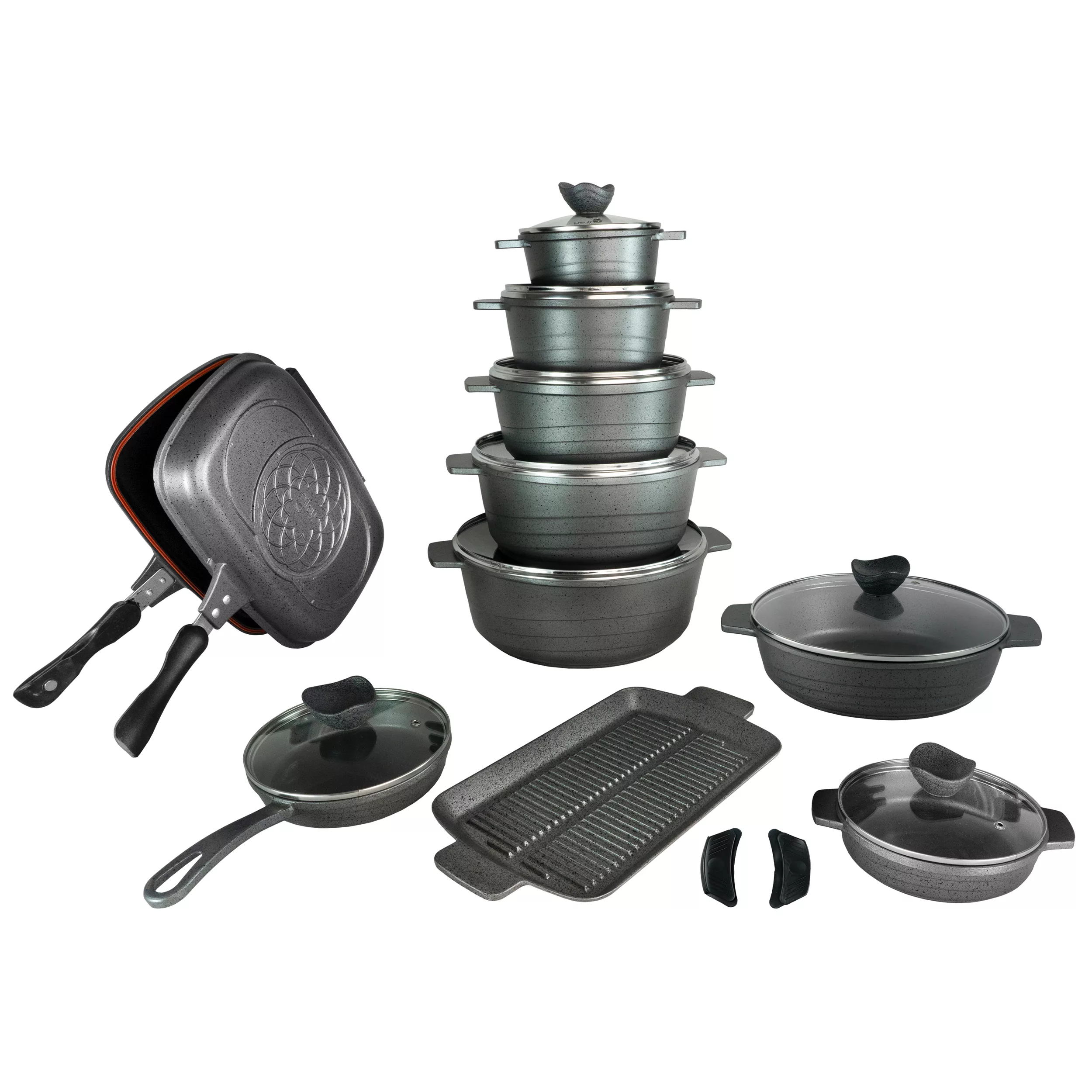 سرویس پخت و پز 21 پارچه پیلو مدل HAPPY TITAN