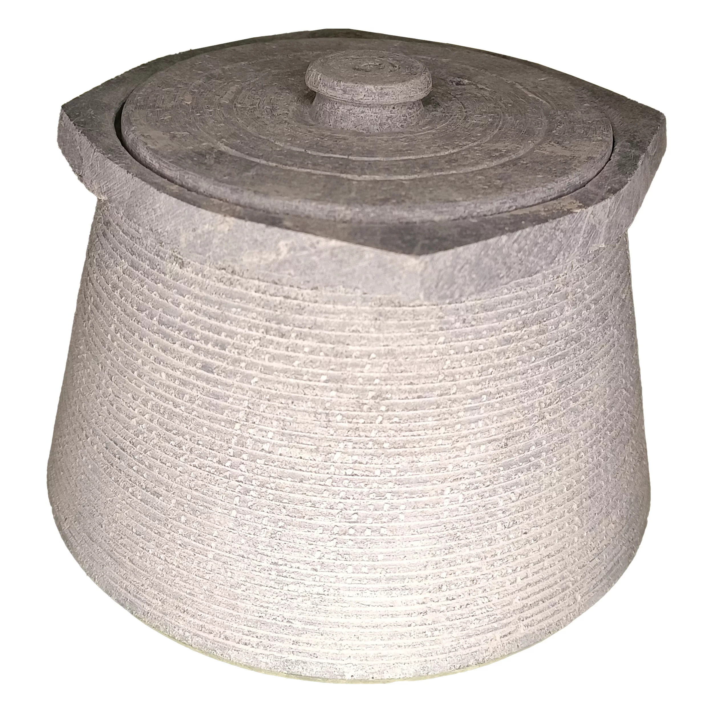 قابلمه سنگی فدک مدل سنتی شش ضلعی