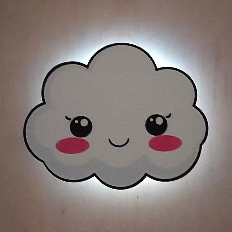 چراغ خواب اتاق کودک مدل ابر LU071