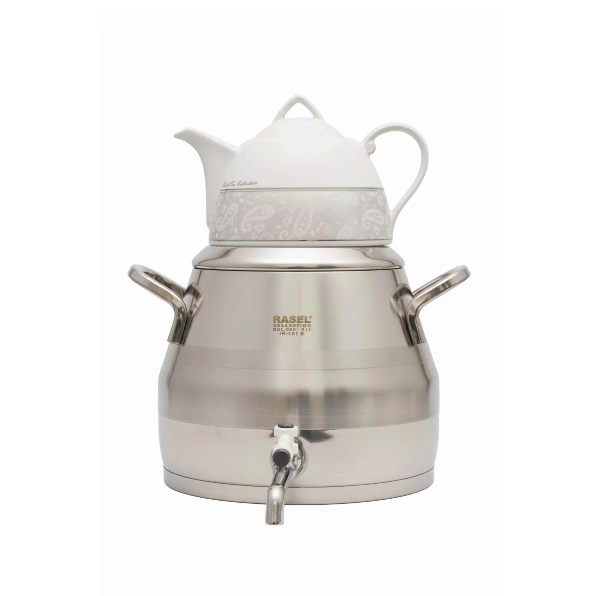 ست کتری و قوری راسل مدل IR-101s گنجایش کتری ۵ لیتر گنجایش قوری ۱ لیتر