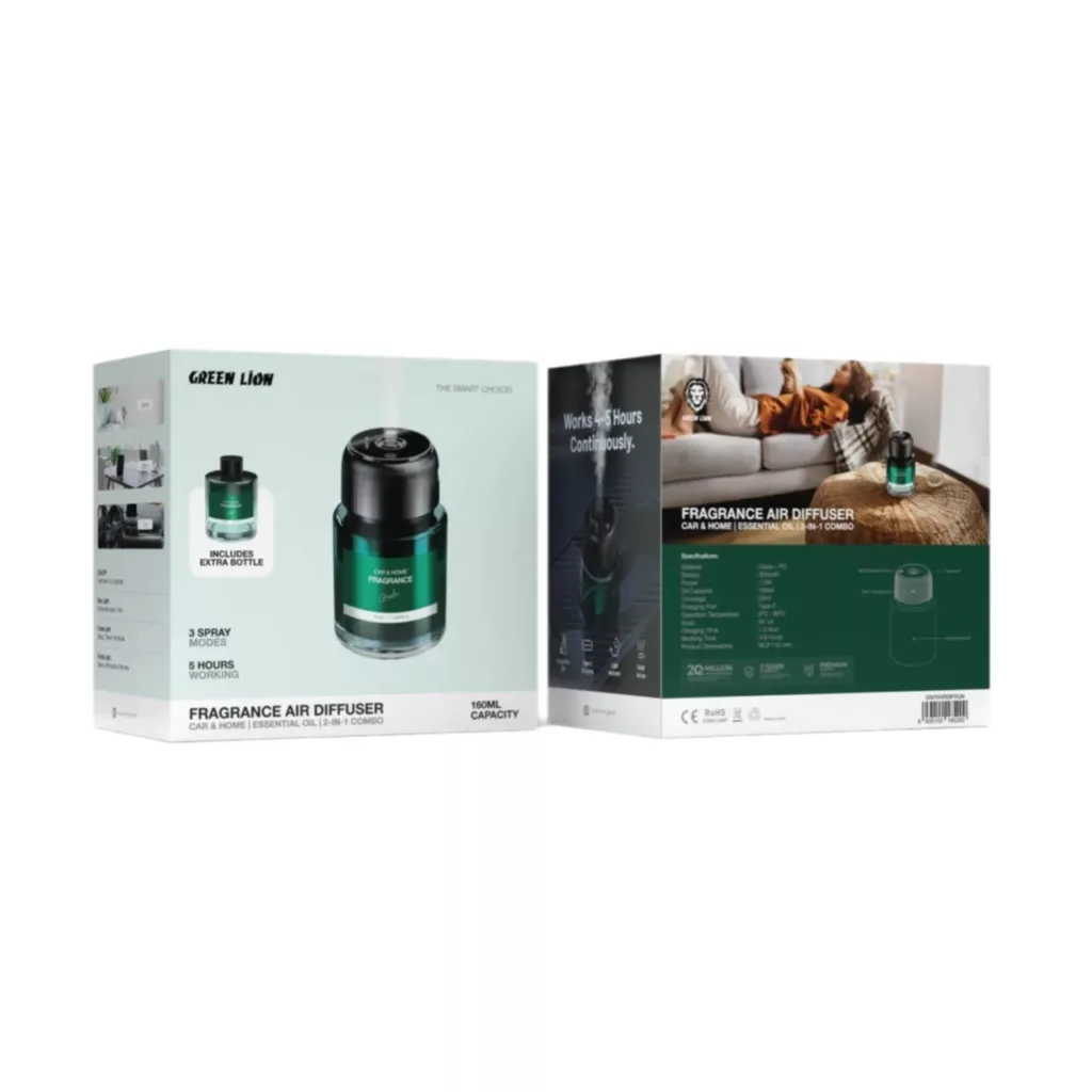 خوشبوکننده هوا گرین لاین مدل GNFRAIRDIFRGN2 حجم 160 میلی لیتر