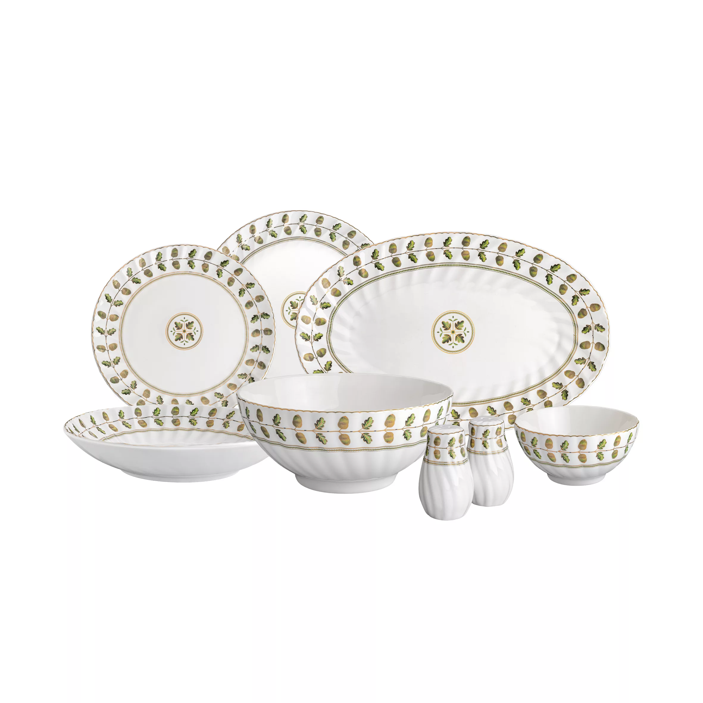 سرویس غذاخوری 28 پارچه گلدکیش طرح رویسا کد GK646380