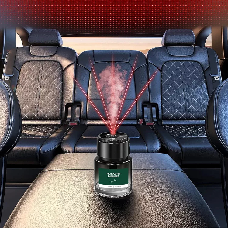 خوشبوکننده خودرو گرین لاین مدل GNALFRDI130BK با رایحه Black حجم 130 میلی لیتر