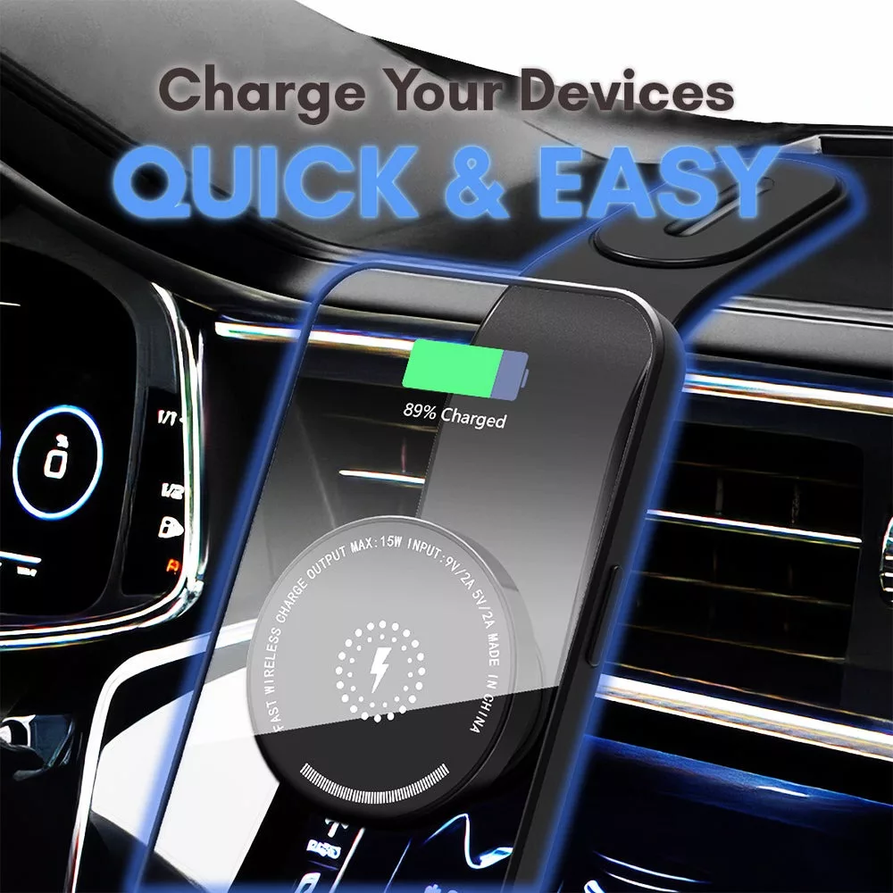 پایه نگهدارنده و شارژر بی سیم گوشی موبایل مدل MAGNETIC CHARGING
