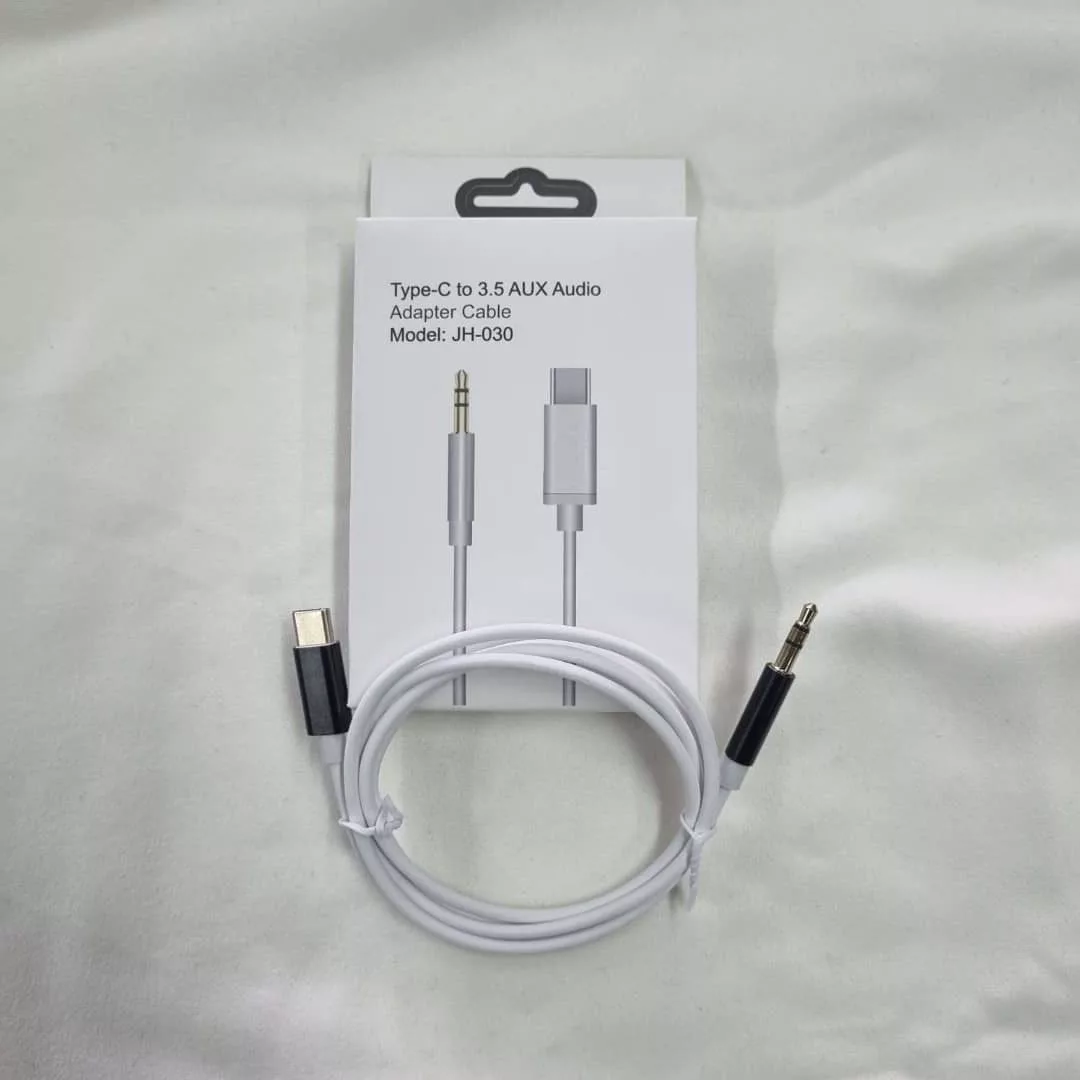کابل تبدیل usb-c به AUX مدل JH-030 طول 1 متر