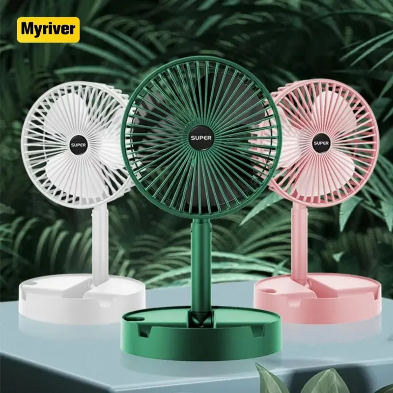 پنکه شارژی مدل هولدر موبایل