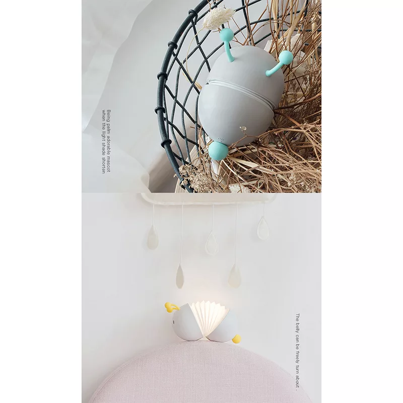 چراغ خواب کودک مدل caterpillar night light