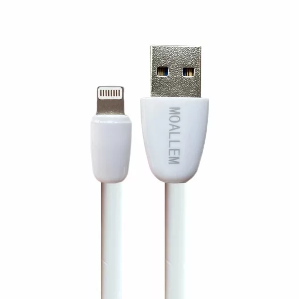 کابل تبدیل USB به لایتنینگ معلم مدل iphone-X طول 1 متر