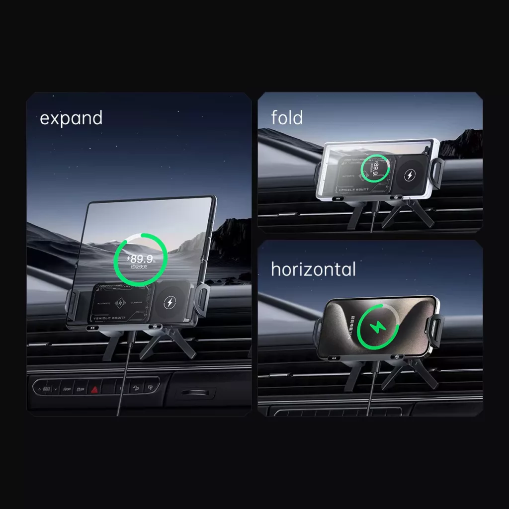 پایه نگهدارنده و شارژر بی سیم گوشی موبایل توزو مدل Nexon X01