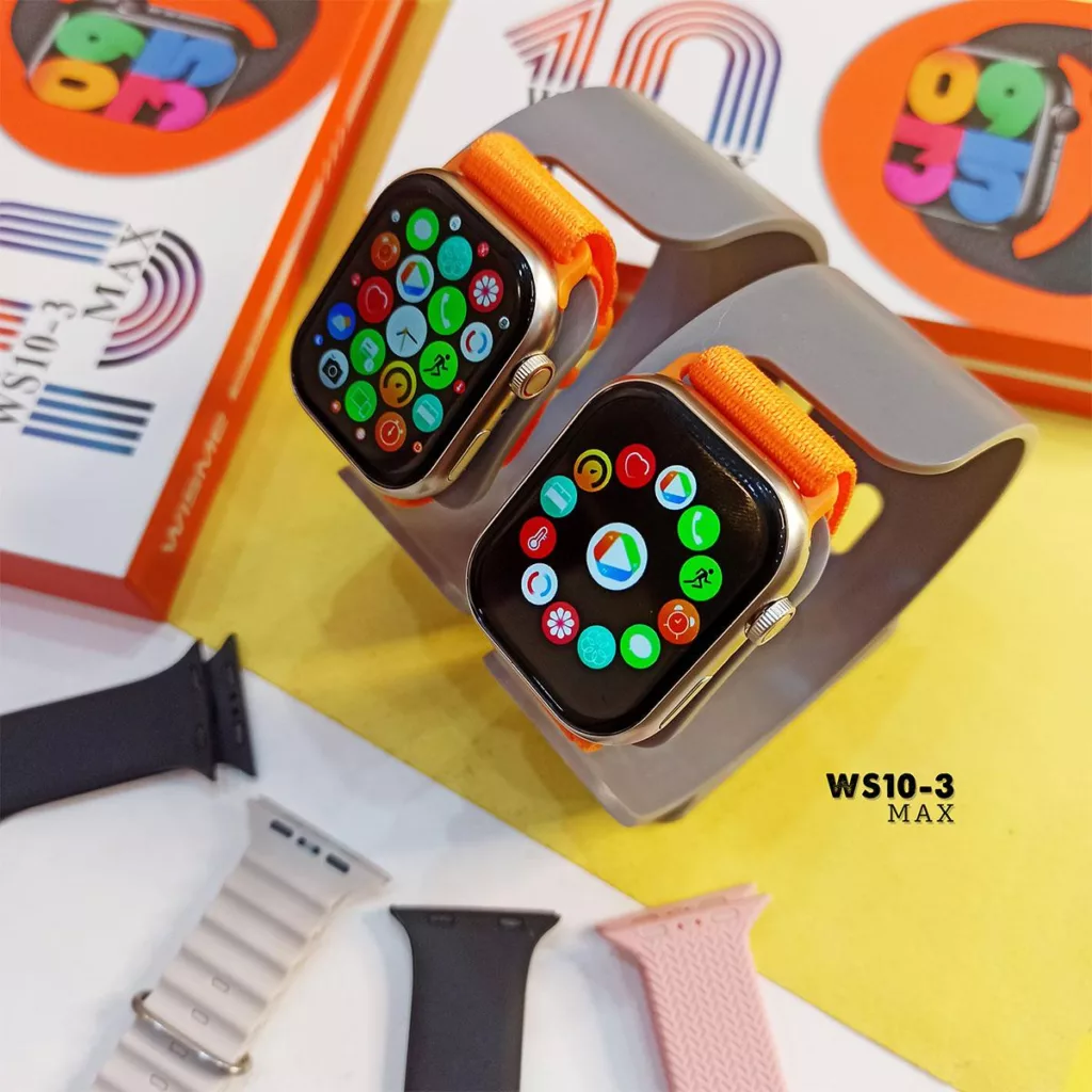 ساعت هوشمند 45 میلی متری ویسمی مدل WS10-3 Max بندسیلیکونی