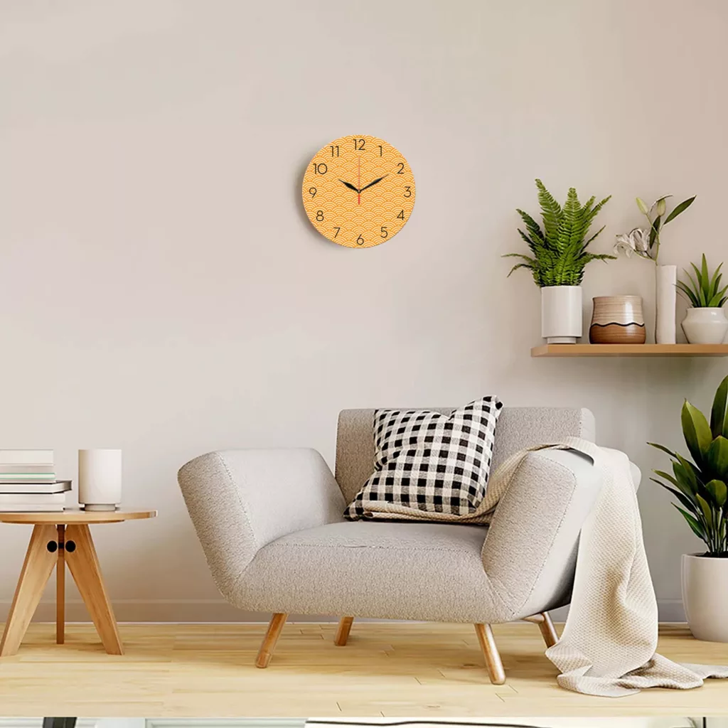 ساعت دیواری مدل 1104 طرح موج