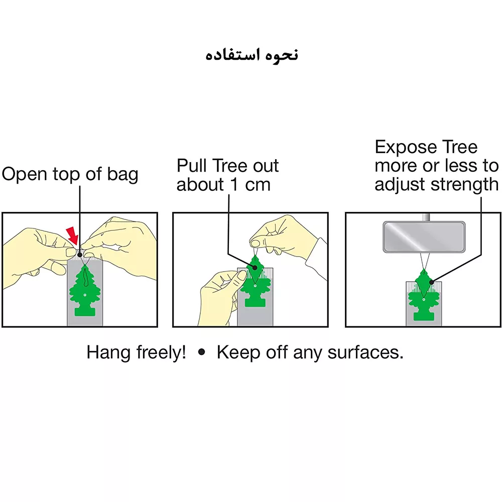 خوشبوکننده خودرو لیتل تریس مدل !Celebrate