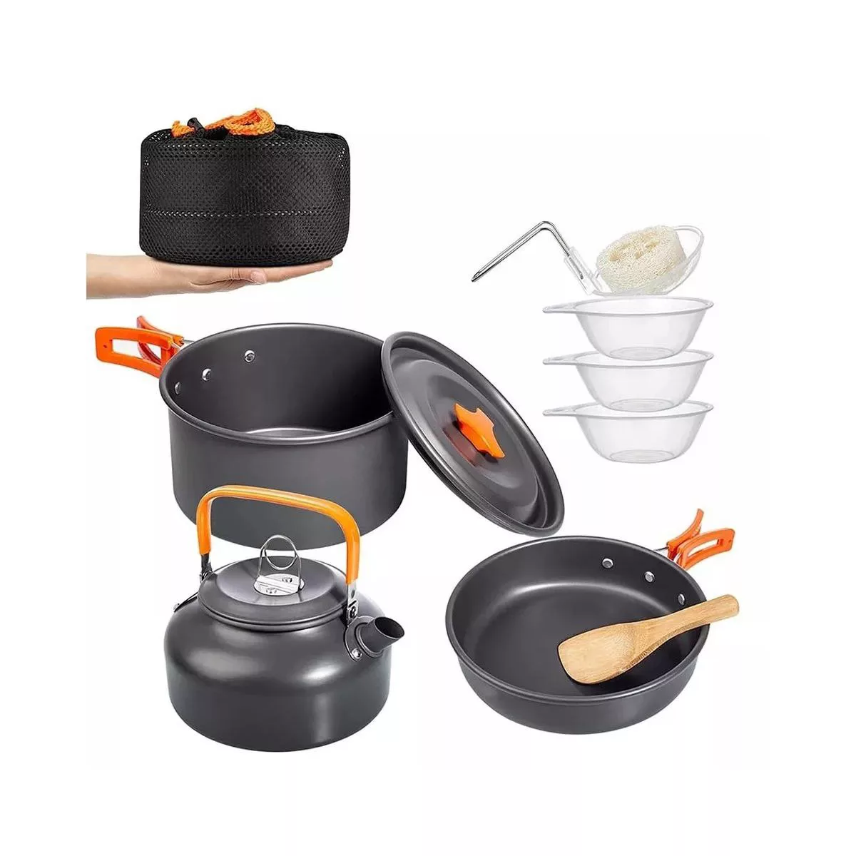 مجموعه ظروف سفری مدل berg مجموعه 9 عددی