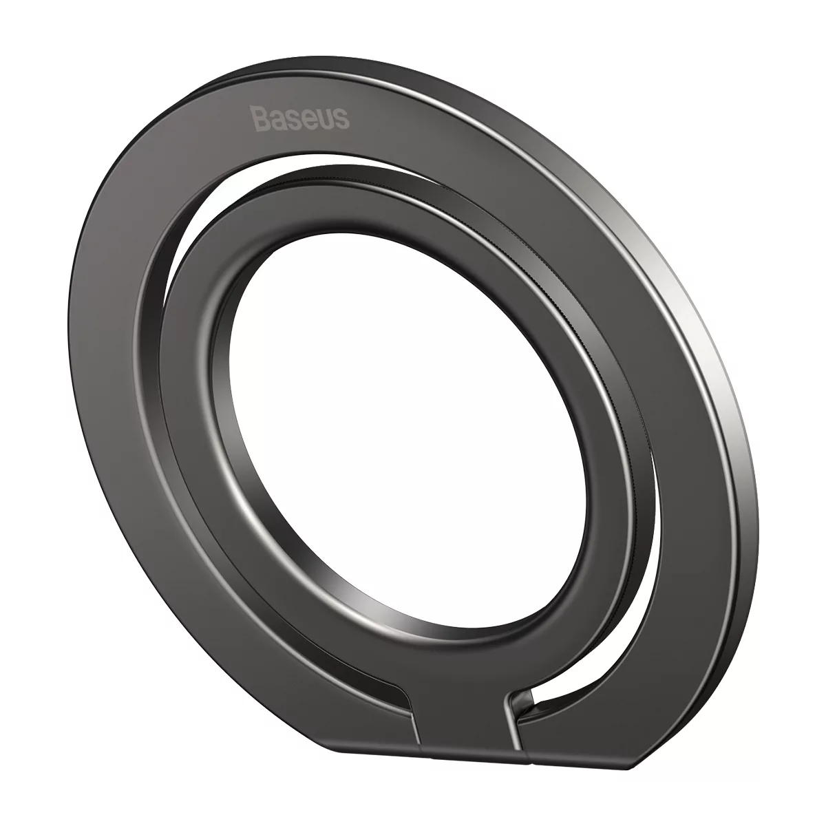 حلقه نگهدارنده گوشی موبایل بیسوس مدل  Baseus Magnetic Ring Series Metal Folding Ring Holder (Single Ring) SUCH000013