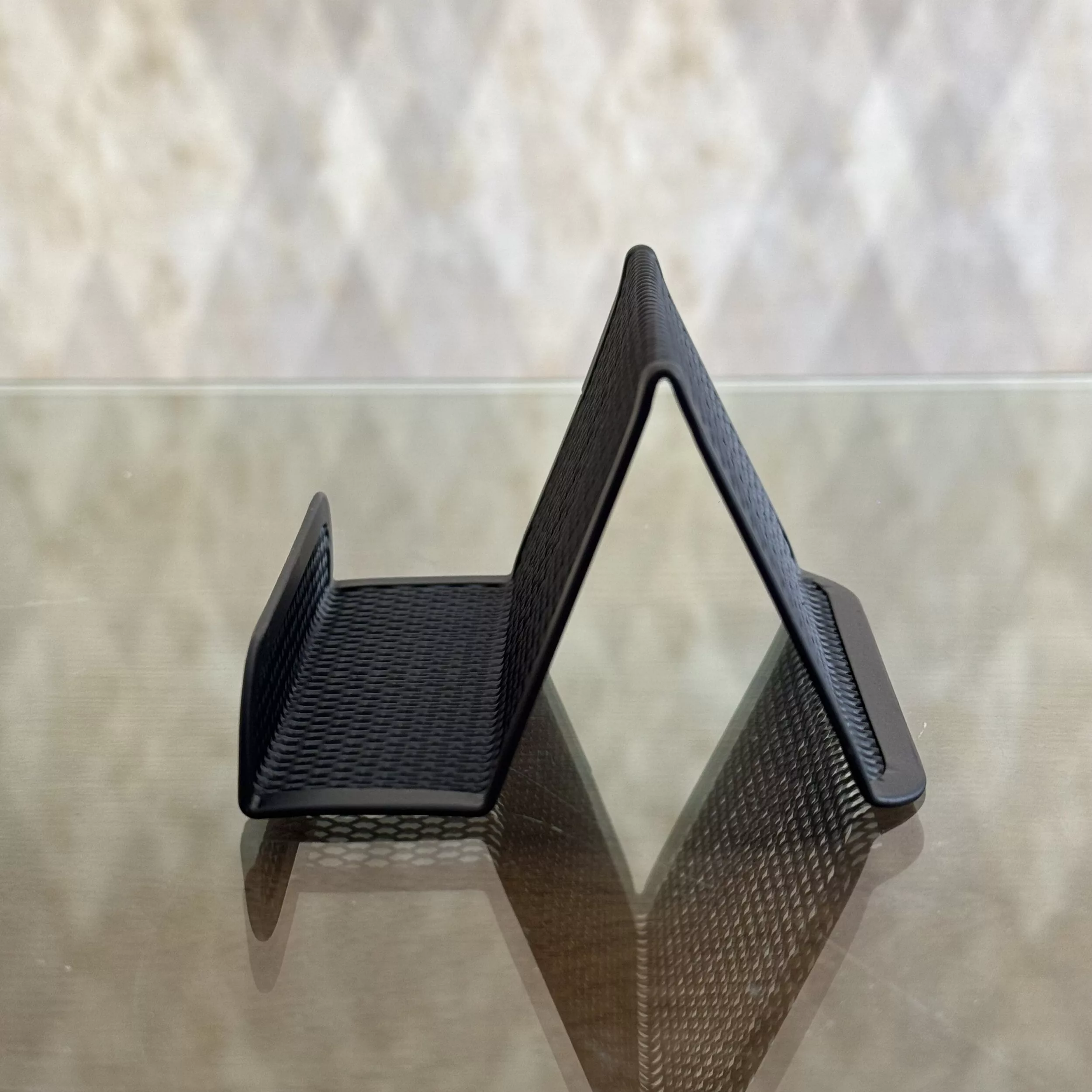 نگهدارنده گوشی موبایل رومیزی مدل فلزی توری