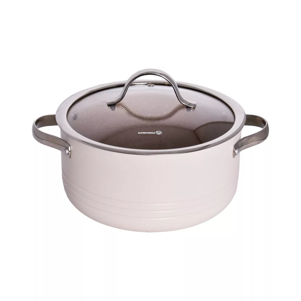 سرویس قابلمه و تابه گرانیتی 7 پارچه کرکماز طرح Linea کد 2619