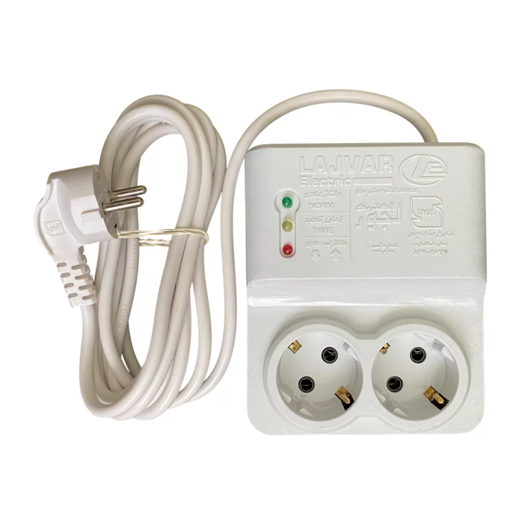 محافظ ولتاژ لجور الکتریک مدل L109 – 3500W – 16A – 1.8Meter