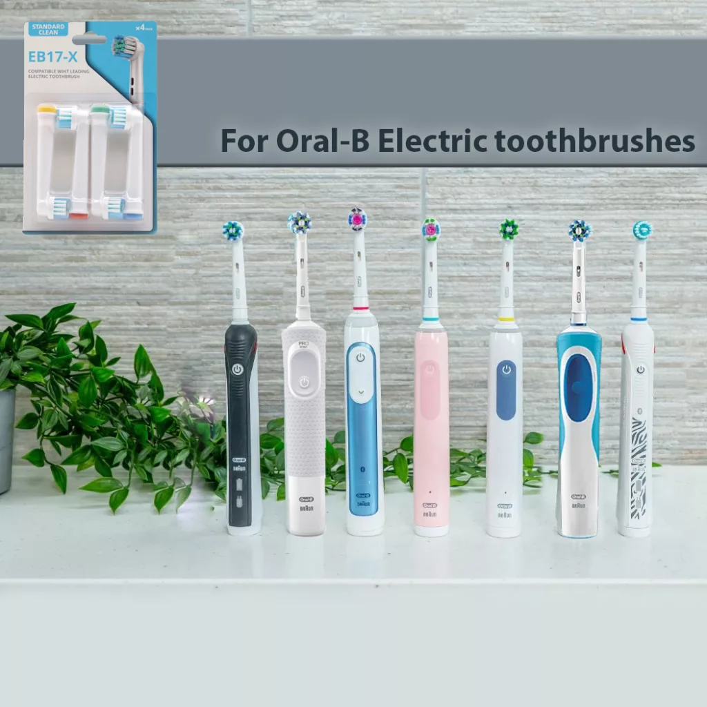 سری یدک مسواک برقی مدل Standard Clean بسته 4 عددی