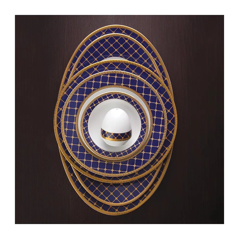 سرویس غذاخوری 28 پارچه چینی زرین ایران سری ایتالیا اف مدل هلیا درجه عالی