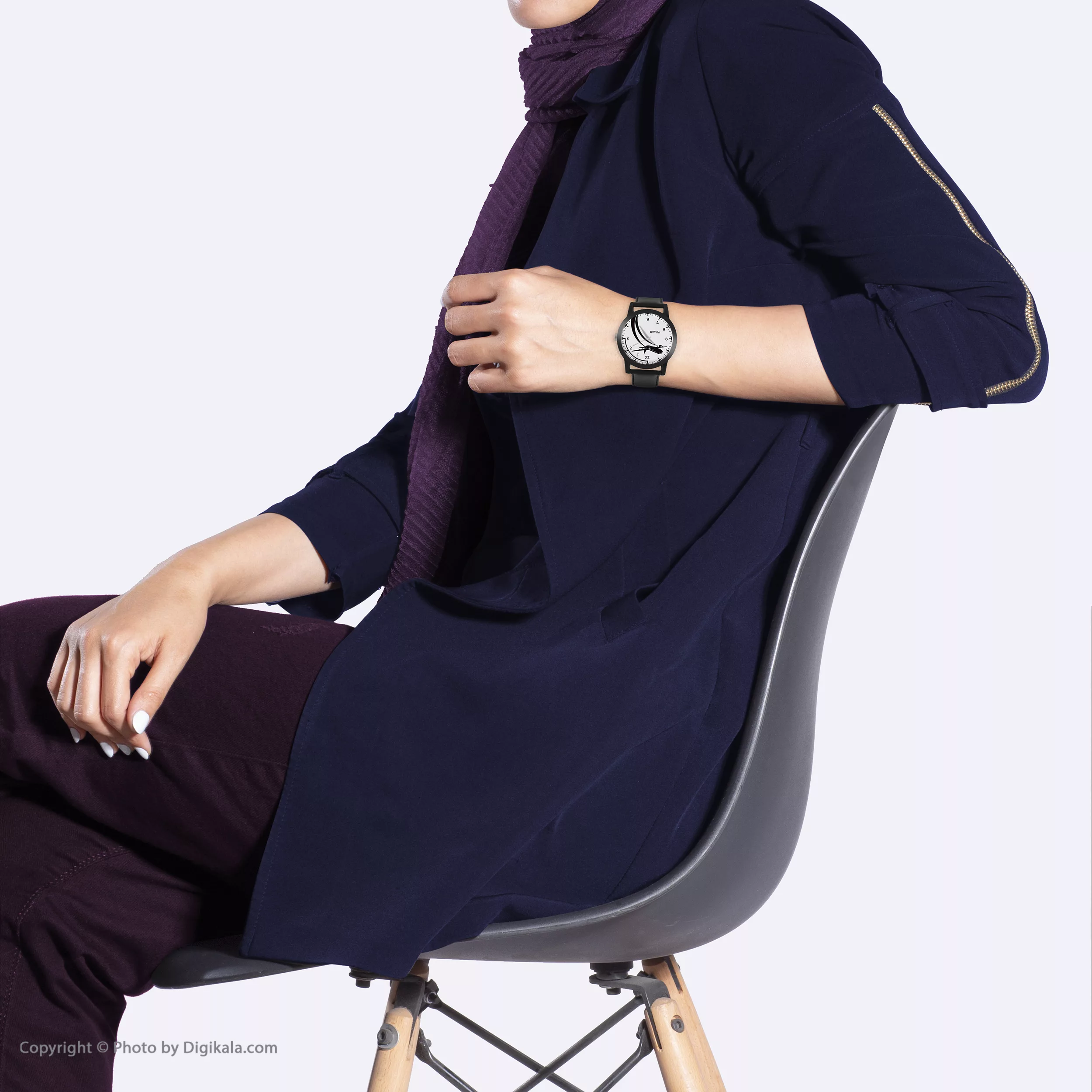 ساعت مچی عقربه ای والار طرح هواپیما کد LF2559