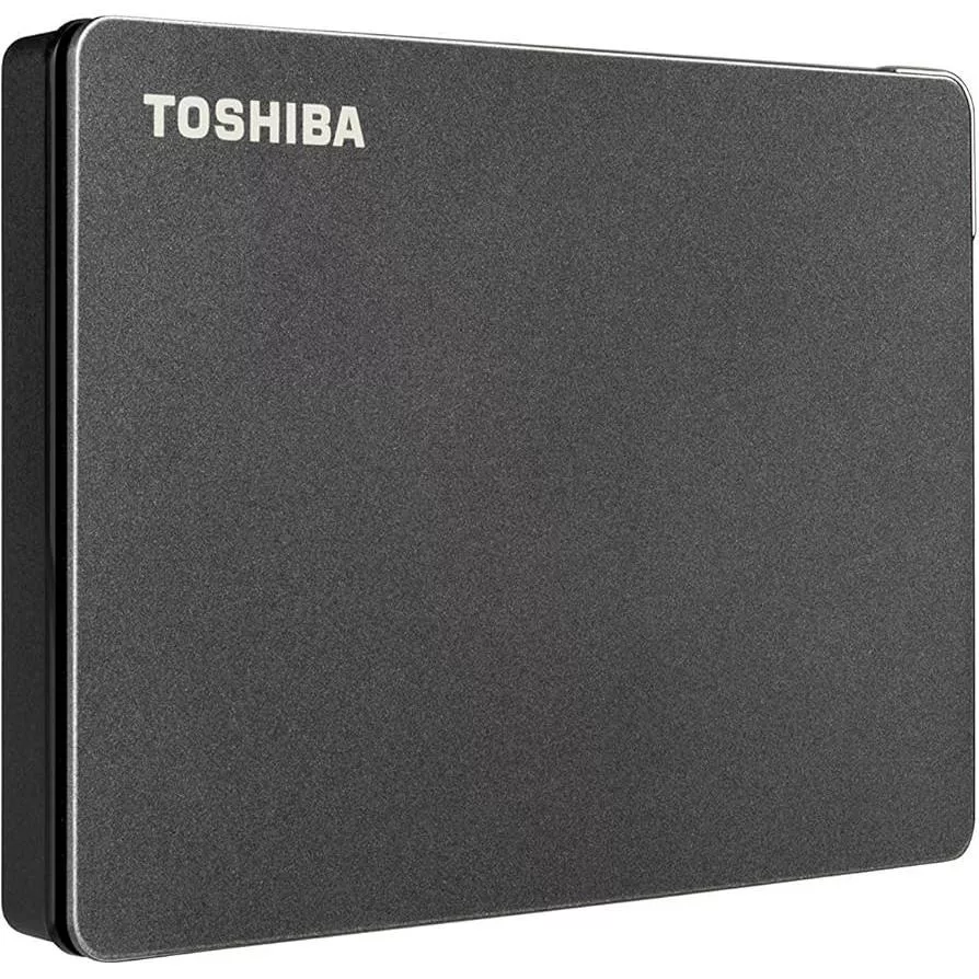 هارد اکسترنال توشیبا مدل Canvio Gaming ظرفیت دو ترابایت دارای رابط USB Type-A 3.2