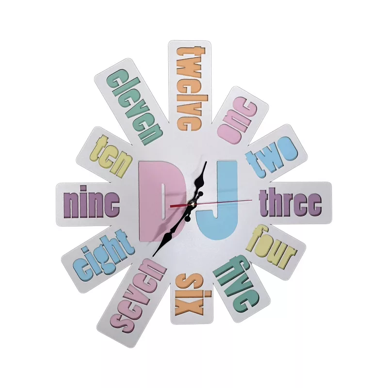 ساعت دیواری طرح دی جی مدل MC004C