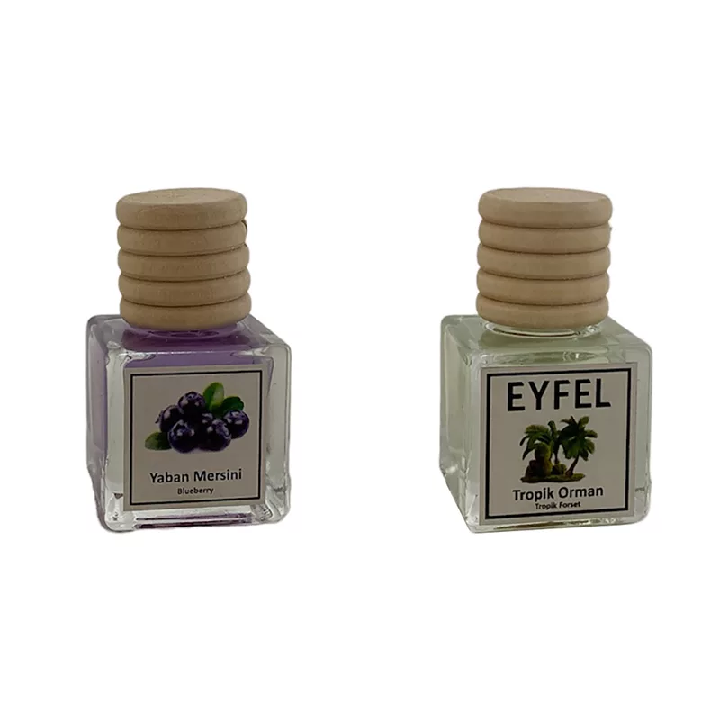 خوشبوکننده خودرو مدل بلوبری و جنگل استوایی حجم 10 میلی لیتر مجموعه 2 عددی