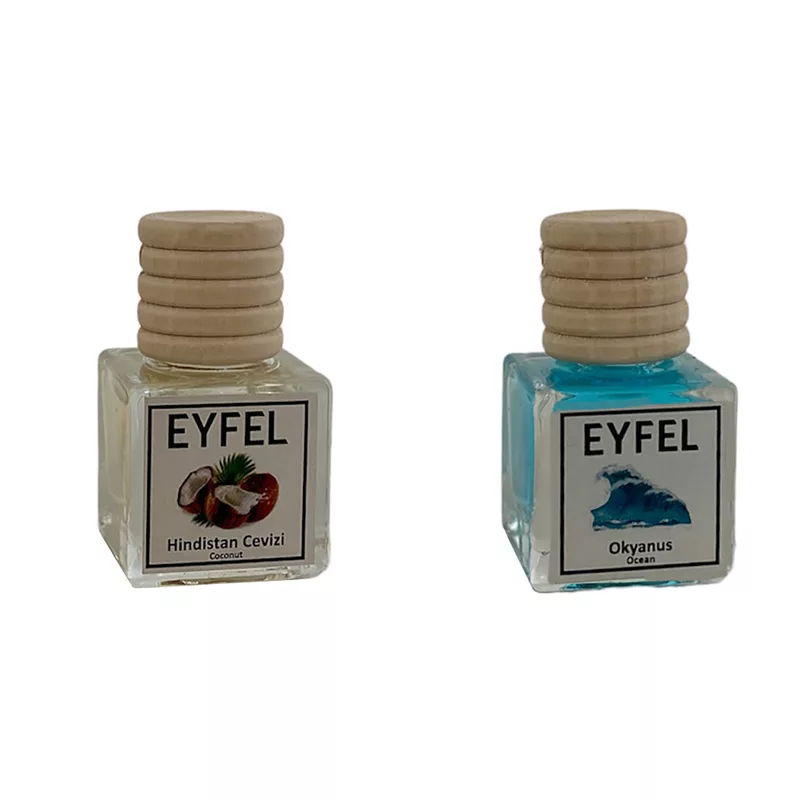 خوشبوکننده خودرو مدل نارگیل و اقیانوس حجم 10 میلی لیتر مجموعه 2 عددی