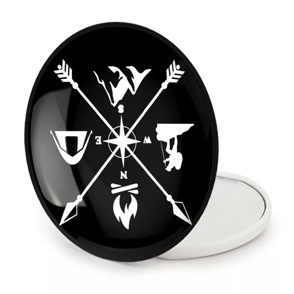 آینه جیبی خندالو طرح کوهنوردی مدل تاشو کد 28787