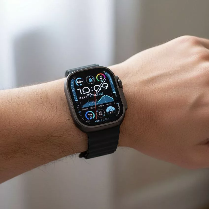 ساعت هوشمند ۴۹  میلیمتری جی دی الترا ۳ مدل seven in one به همراه ۷ بند سیلیکونی