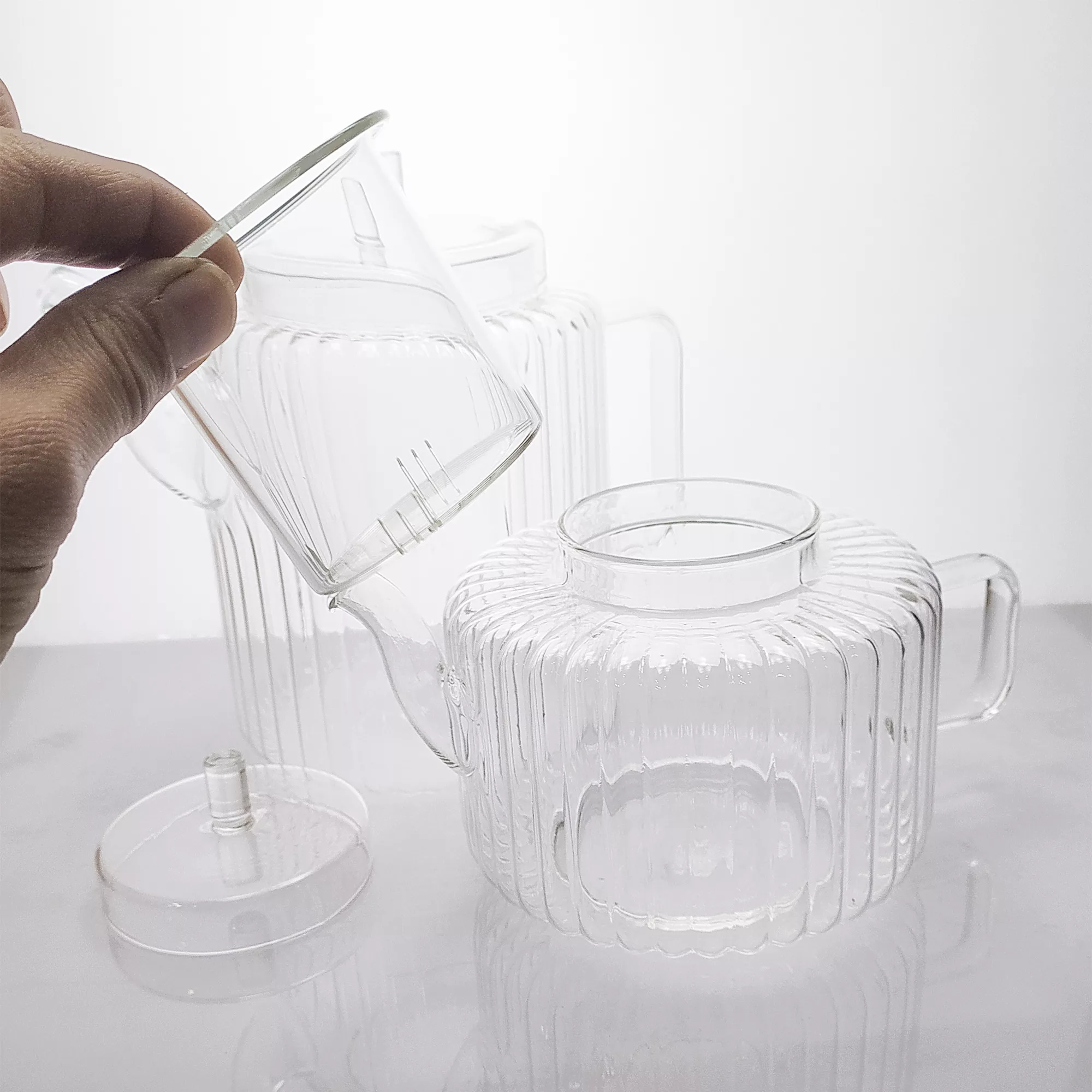 ست کتری و قوری ناتالی مدل کبریتی