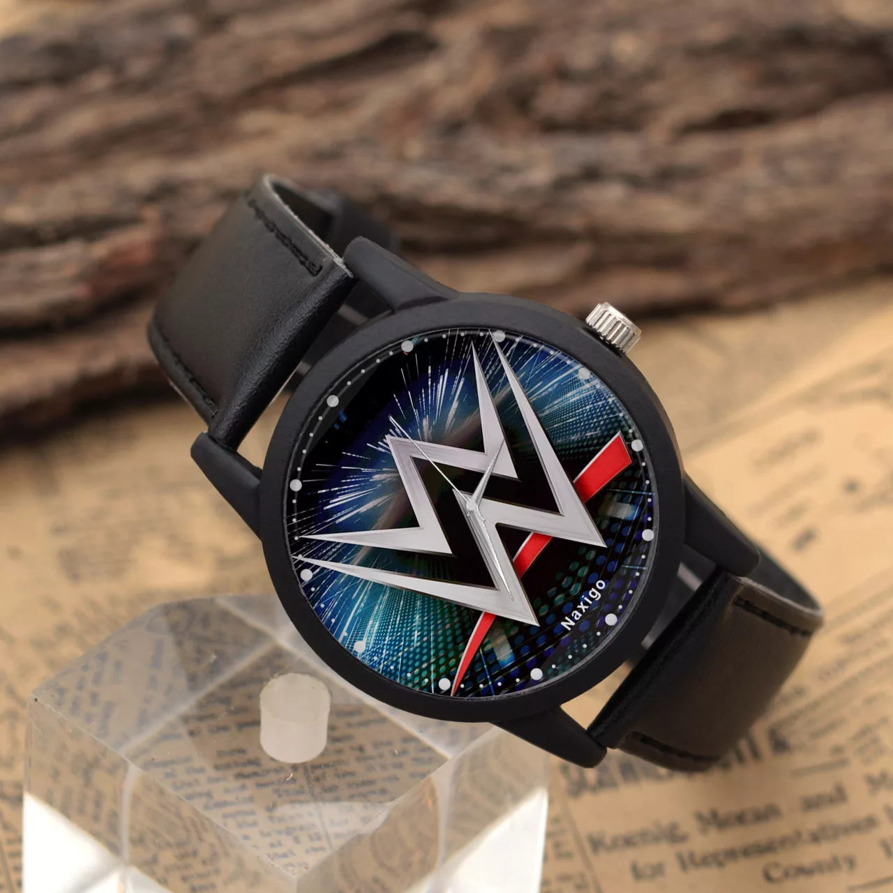 ساعت مچی عقربه ای ناکسیگو مدل کشتی کج کد LF14226