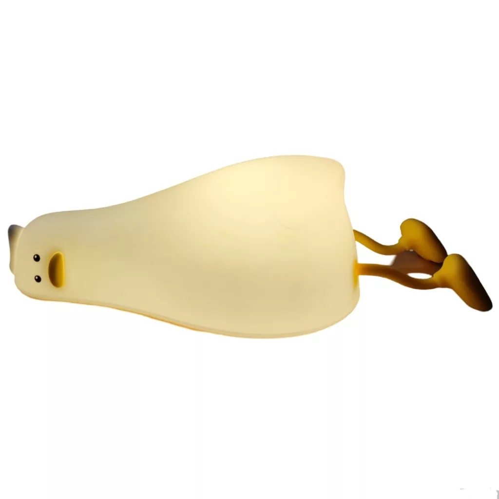 چراغ خواب کودک مدل سیلیکونی طرح اردک خسته