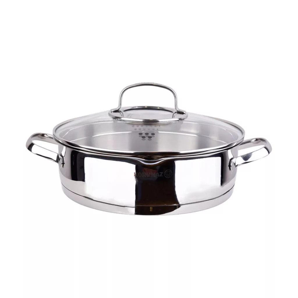 سرویس قابلمه تابه استیل 8 پارچه کرکماز مدل Steama کد 1999