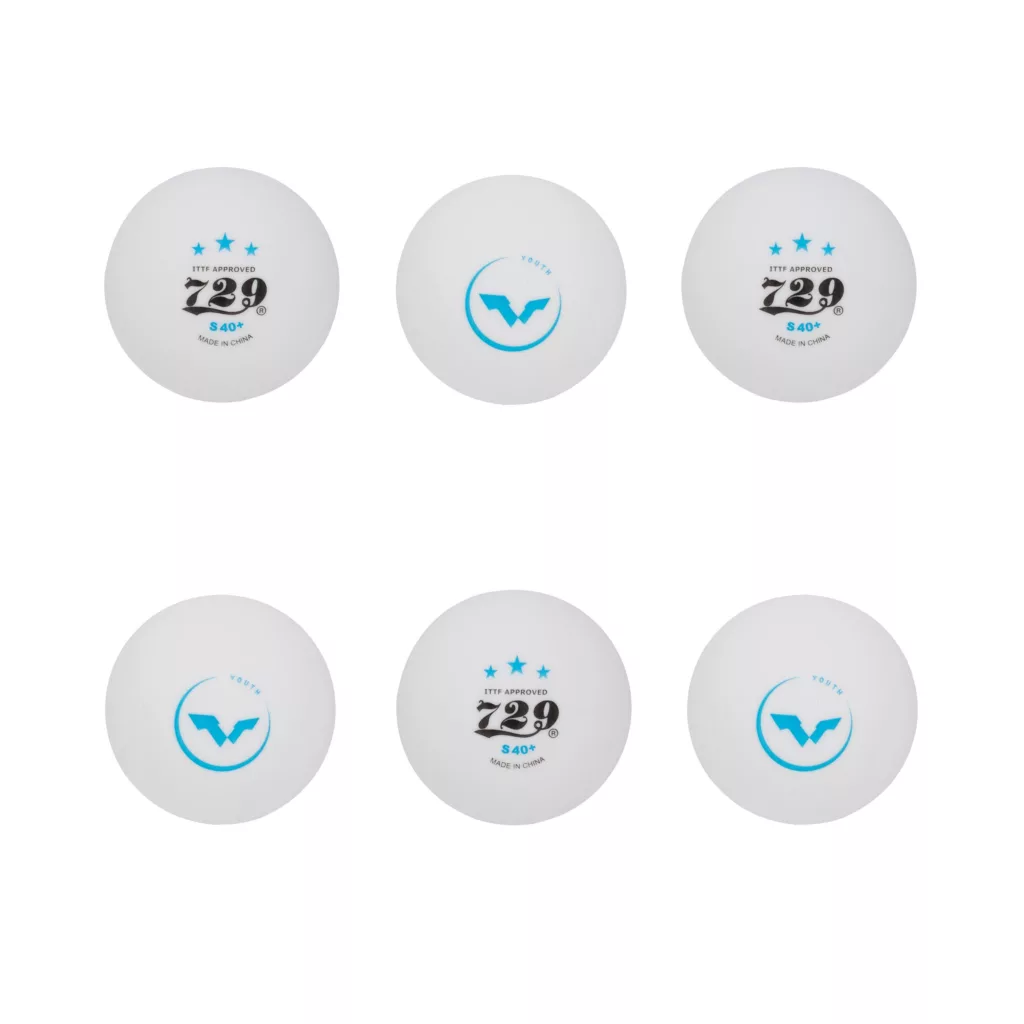 توپ پینگ پنگ مدل 3STAR سایز 40 بسته 6 عددی