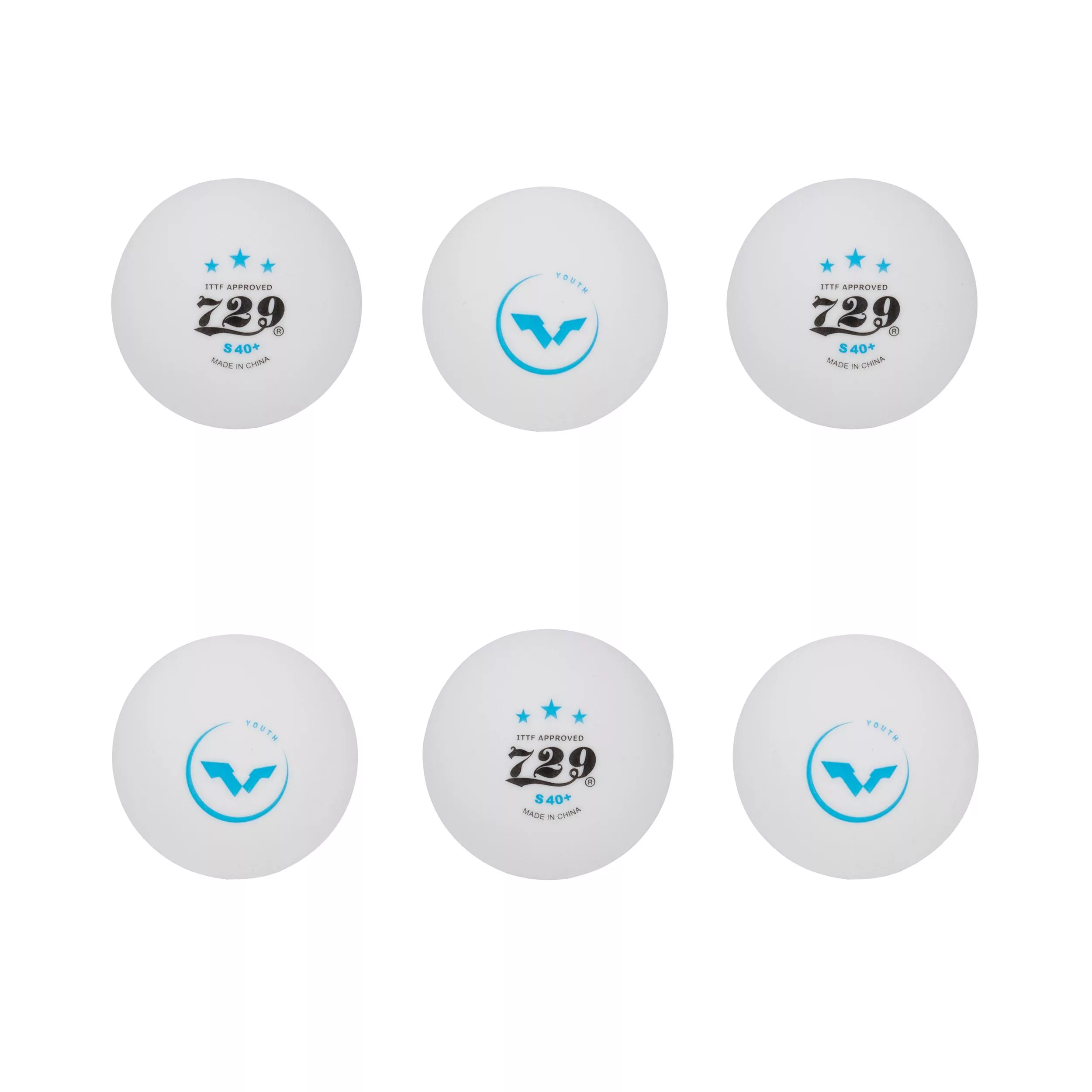 توپ پینگ پنگ مدل 3STAR سایز 40 بسته 6 عددی