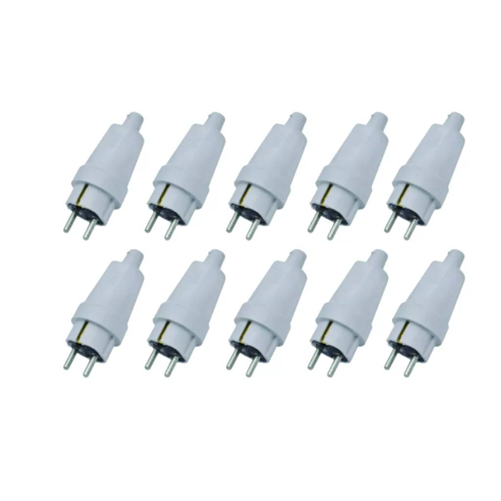 دوشاخه برق صنعتی خیام الکتریک مدل KH210 بسته 10 عددی