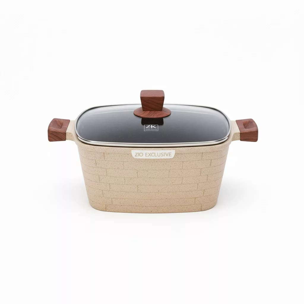 سرویس قابلمه و تابه گرانیتی 10 پارچه  زیو مدل ZCS-8560