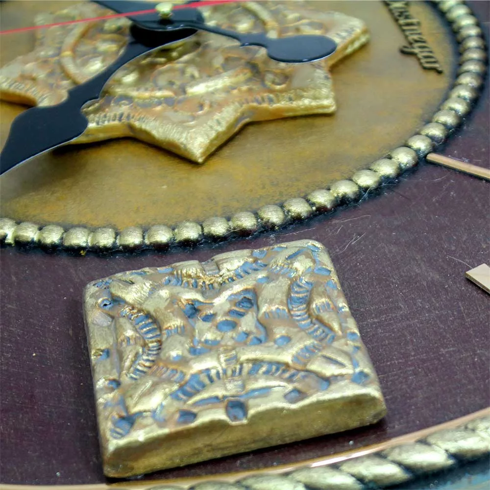 ساعت دیواری دست نگار مدل rastin کد 48-48