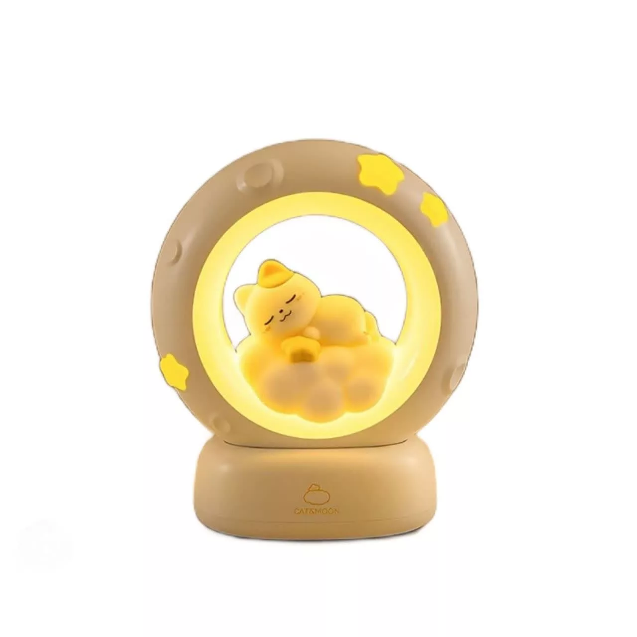چراغ خواب اتاق کودک مدل لمسی رینگی طرح گربه